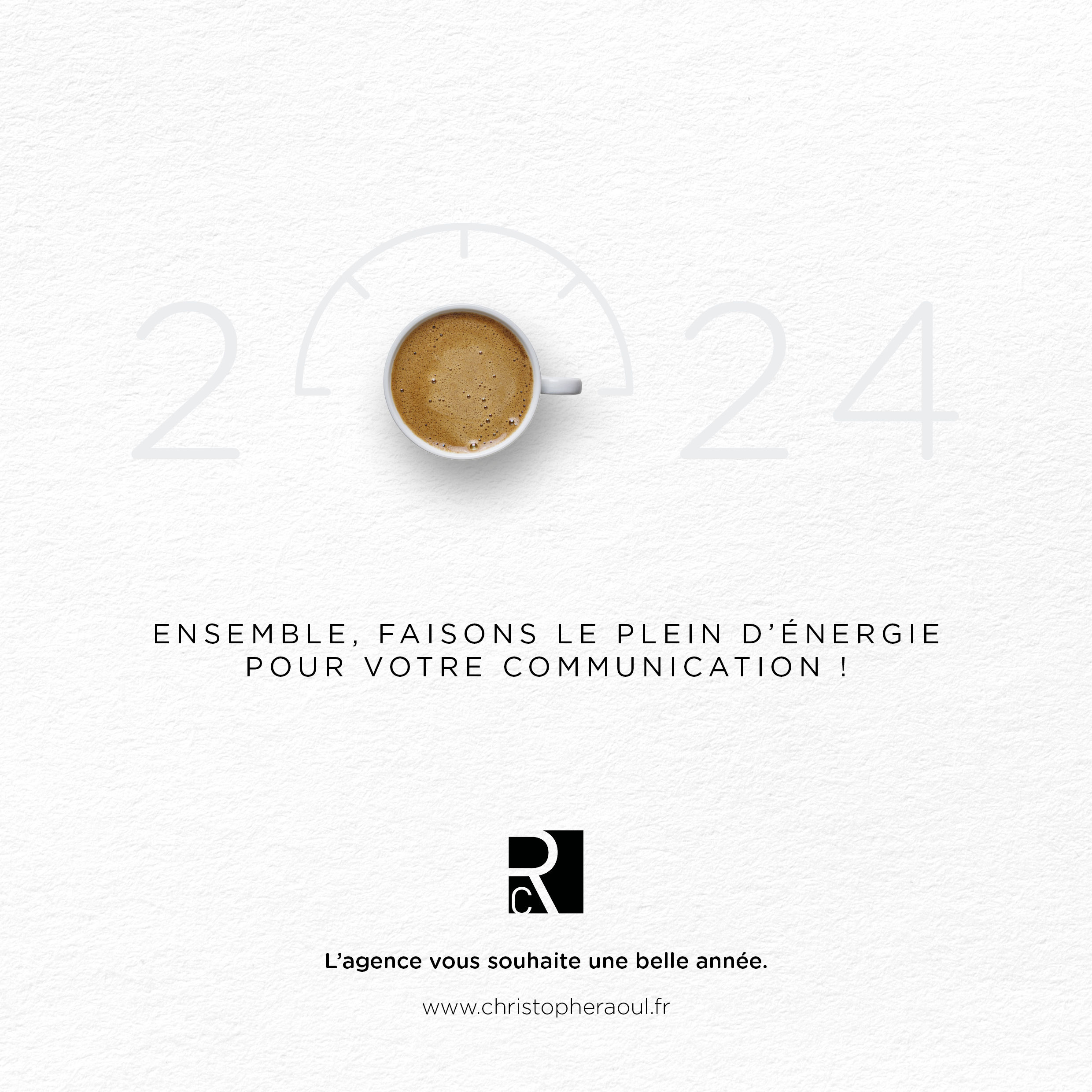 Vœux 2024 Agence Christophe Raoul